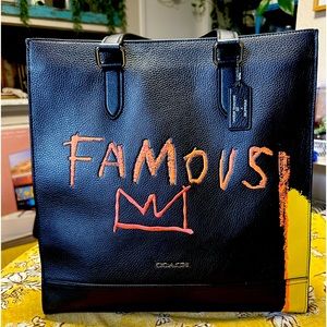 Coach X Jean Michel Basquiat Graham Structured Tote